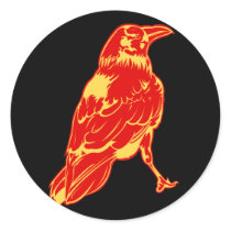 Lone Crow Illustration stickers