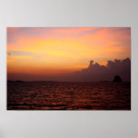 Lone Island at Sunset Posters