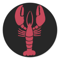 Lone Lobster Stickers by FunseyTown Lone Lobster Stickers