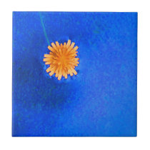 Lone Orange Flower tiles