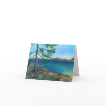 Lone Pine Landscape Art Card