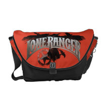 Lone Ranger - Crows and Badge 2 Courier Bag at Zazzle