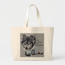 Lone Runner Canvas Bags