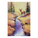 LONE STAG by SHARON SHARPE posters