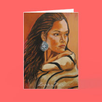 "Lone Star"   Blank Greeting Card