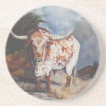 Lone Star Longhorn coasters