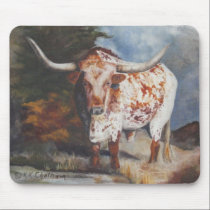 Lone Star Longhorn mousepads