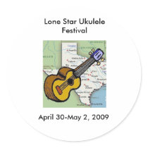 Lone Star Ukulele Festival Merchandise Stickers