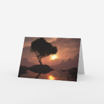 Lone Tree Greeting Card