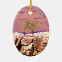 "Lone Tree on Canyon Ridge" collection Christmas Tree Ornament
