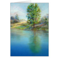 Lone Tree Pond zazzle_card
