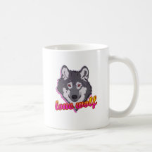Lone Wolf, 80's style! Coffee Mug