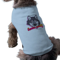 Lone Wolf, 80's style! pet clothing