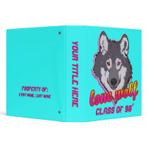 Lone Wolf Class School Binder by jamierushad Lone Wolf Class School Binder