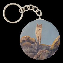 "Lone Wolf" Keychain