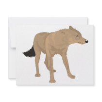 Lone Wolf -Mystery Canine! invitations
