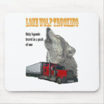 Lone Wolf Trucking Mouse Pads