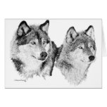 Lone Wolves Greeting Card