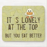 Lonely at the Top Mouse Pads