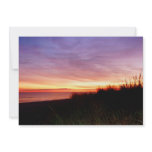 Lonely Beach at Sunrise Norfolk VA Invitations