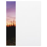 Lonely Beach at Sunrise Norfolk VA Customized Letterhead