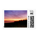 Lonely Beach at Sunrise Norfolk VA Postage Stamp