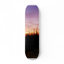 Lonely Beach at Sunrise Norfolk VA Skateboard