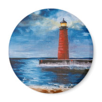 Lonely Beacon Magnet