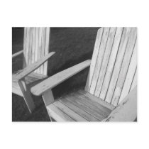 Lonely Chairs Post Card