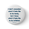 Lonely Irritated Pin