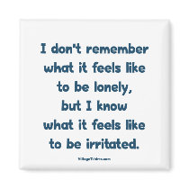 Lonely Irritated Refrigerator Magnets