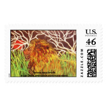 Lonely Leo postage