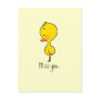Lonely little duckling postcard