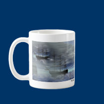 Lonely night at sea mug mugs