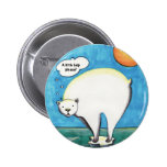 Lonely Polar Bear Pin buttons