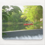 Lonely Red Canoe Mousepad