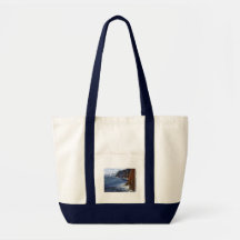 Lonely Schooner Tote Bag