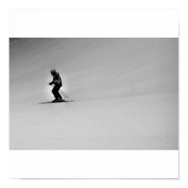 Lonely Skier - poster posters
