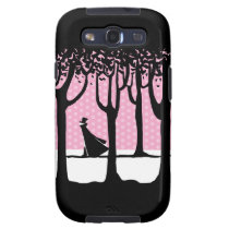 Lonely Walker in Winter Woods Galaxy S3 Cases