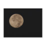 Lonesome - full moon in an dark sky post cards