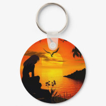 Lonesome Paradise Keychain by DragonCat Lonesome Paradise Keychain