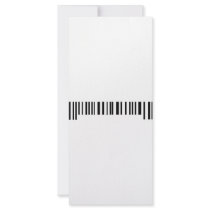 long bar code label icon rack cards