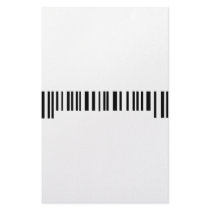 long bar code label icon stationery paper