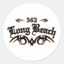 Long Beach 562 Sticker