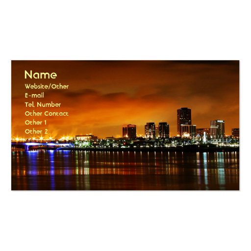 Long Beach Ca. Business Card (front side)