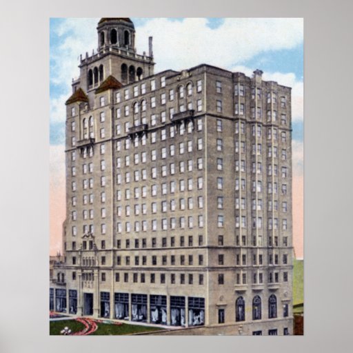 Long Beach California Breakers Hotel Poster Zazzle
