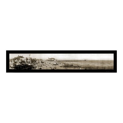 Long Beach Pier CA Photo 1907 Posters by lc_panoramicphotos