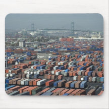 Long Beach Shipping Containers Mousepads