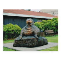 Long Beach Wa Wooden Walrus postcards