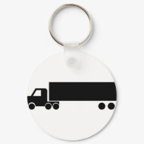 long black truck icon keychains